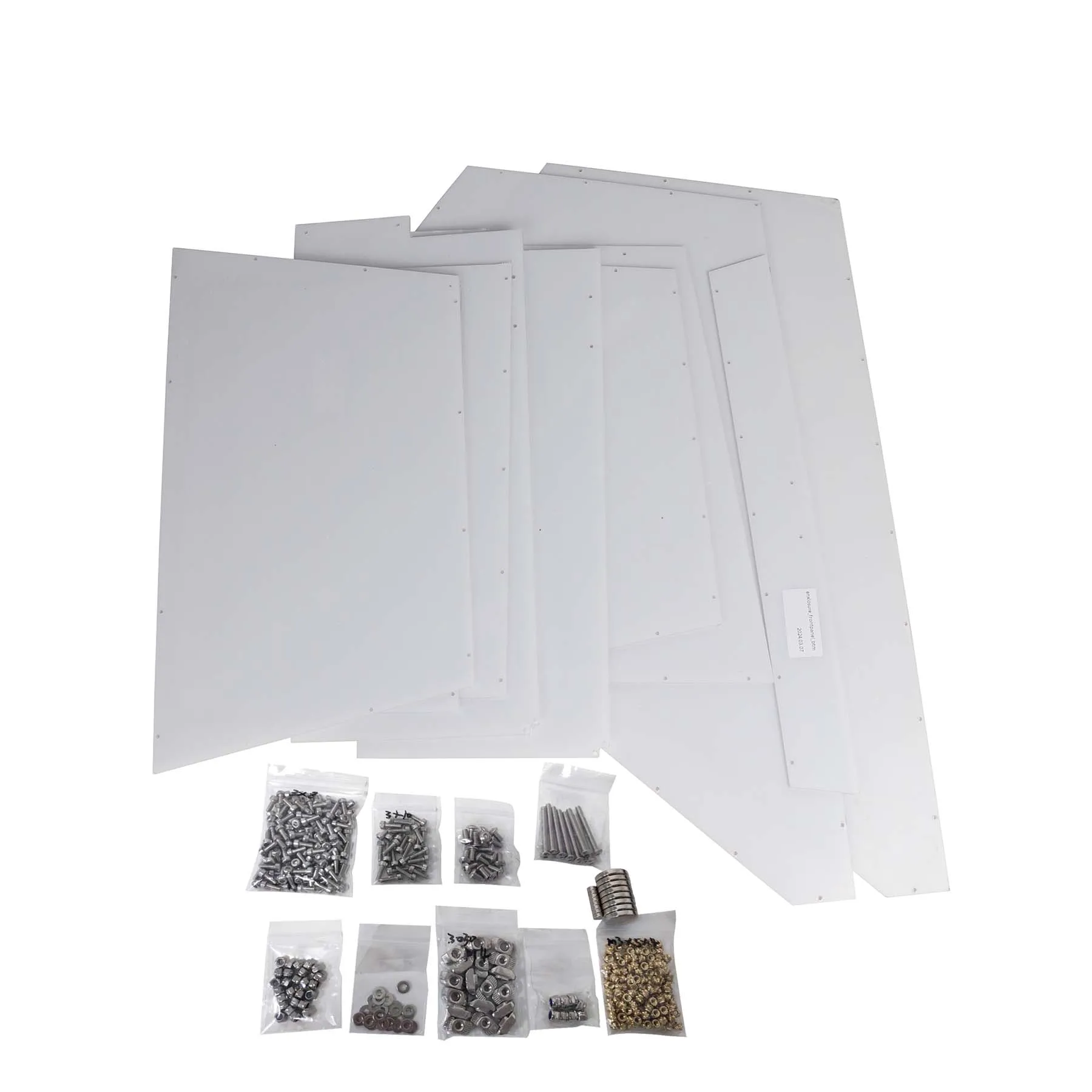 Blurolls Prusa XL minimalistyczny i nadający się do druku akrylowy zestaw obudów z zapięciami drzwi — zdjęcie produktu 4