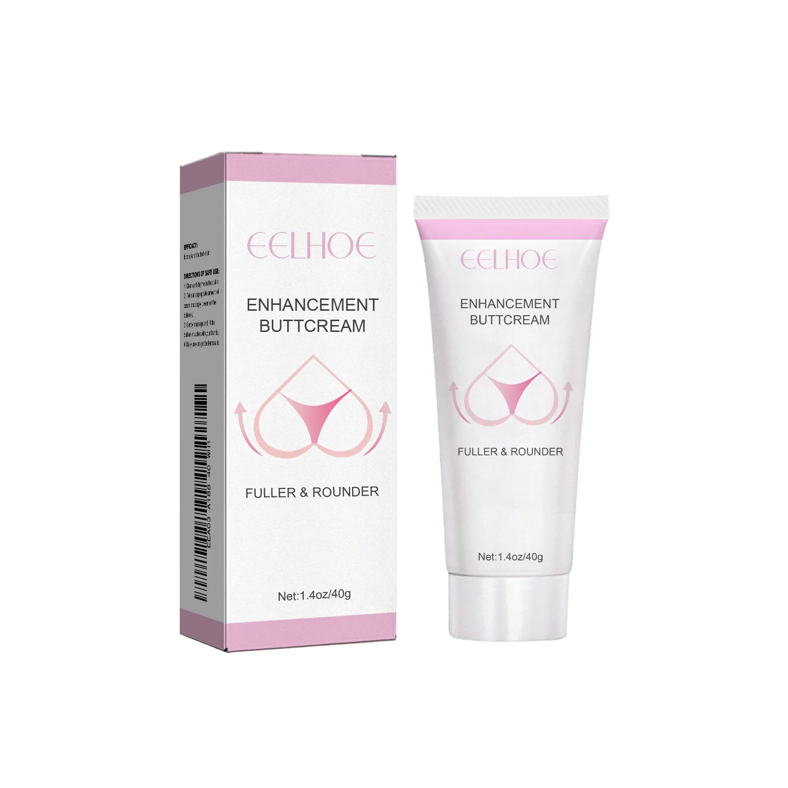 Eelhoe 40g Hip Lift Up Enhancement Cream Buttocks Enlargement Moisturize Lifting Sculpt Plump Fast Growth Butt Enhancer Cream