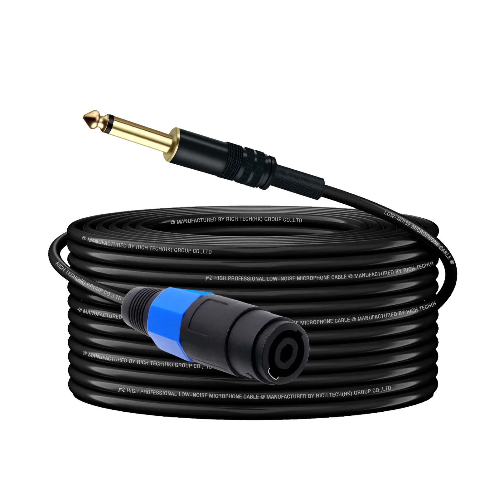 Speakon Speaker Cable,Speakon Male/Female to 6.35mm Mono Jack Adapter 6.5mm Male Professional Audio Amplifier Connection Cord