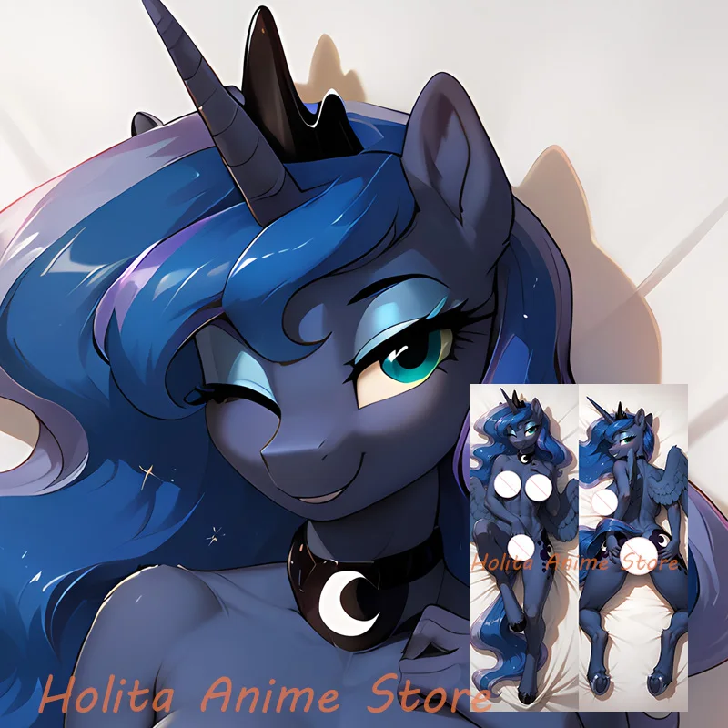 

Dakimakura luna Anime Double-sided Print Life-size Body Pillow Cover Pillowcase