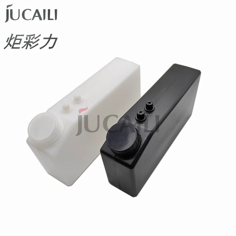 Jucaili 4pc ink cartridge 1200ml For Ink System for Allwin Xuli Human Eco solvent/UV printer ink tank sub tank