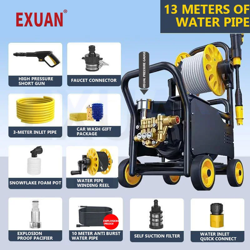 

220V Высокое давление стиральная машина,Автомобильная стиральная машина,Автомобильная стиральная машина Водный пистолет насос,Генератор пены,Торнадо чиститель,С автомобильными аксессуарами,для чистки автомобилей / конд