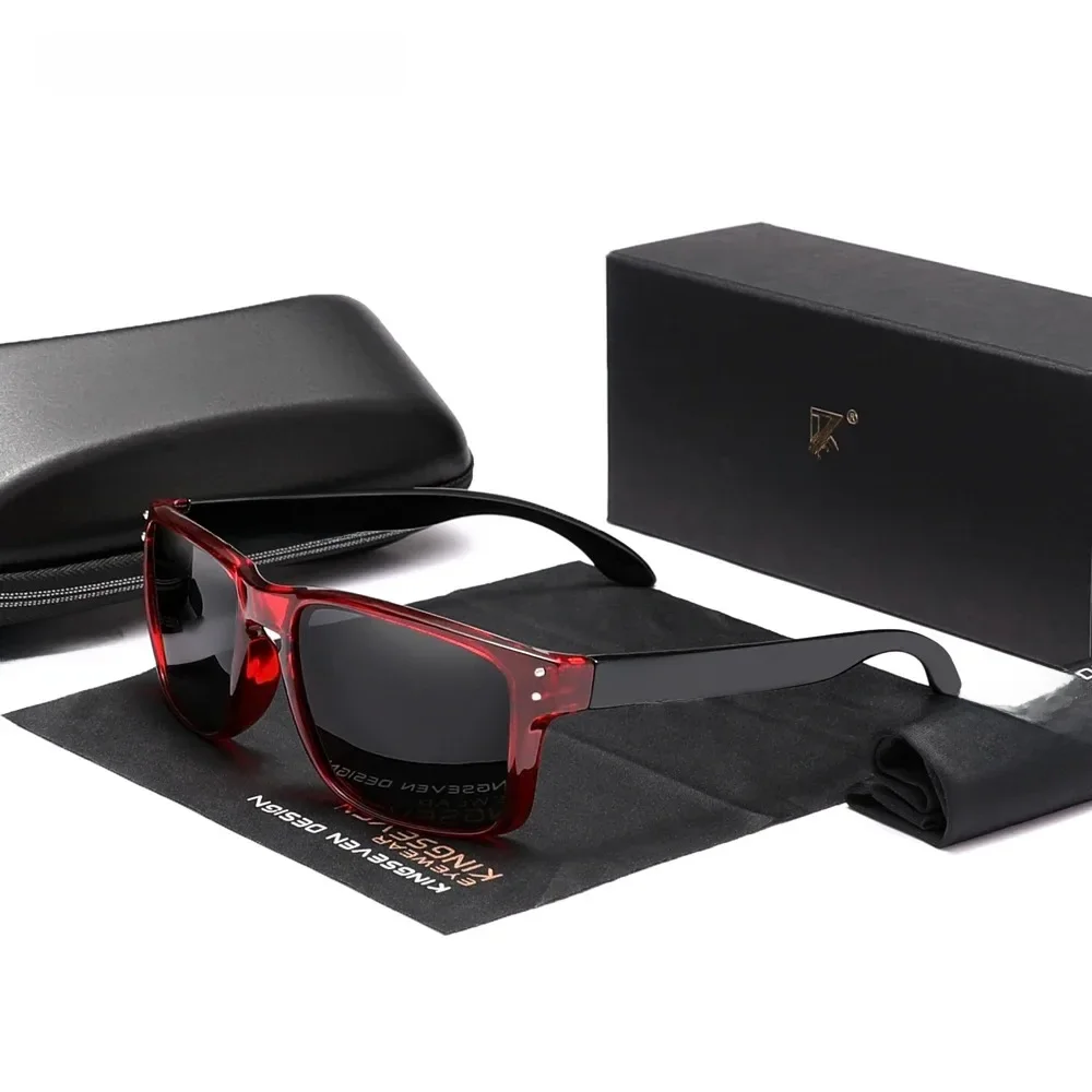 AliExpress KINGSEVEN Rectangle Retro TR90 Polarized Sunglasses Women Men Cycling UV400 Climbing Glasses Anti-glare Outdoor Sports Eyewear