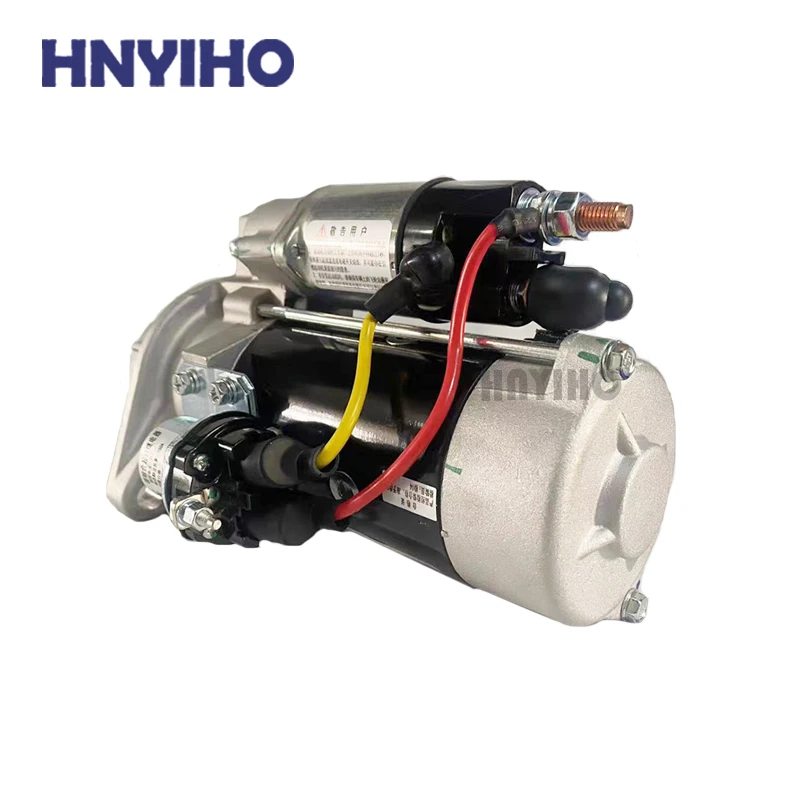 جديد HNYIHO 24V 7.0KW 12T كاتب المحرك QDJ2709J-PC 3708010-420-0000 ل Xichai 6DF1 6DF2