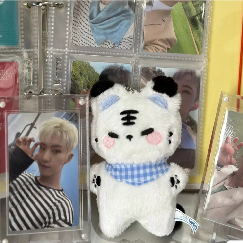 Kpop Hoshi Cartoon Dier Knuffel Pop 11Cm Schattige Baby Tijger Pluche Pop Sleutelhanger Rugzak Hanger Kids Fans Collectie Geschenken