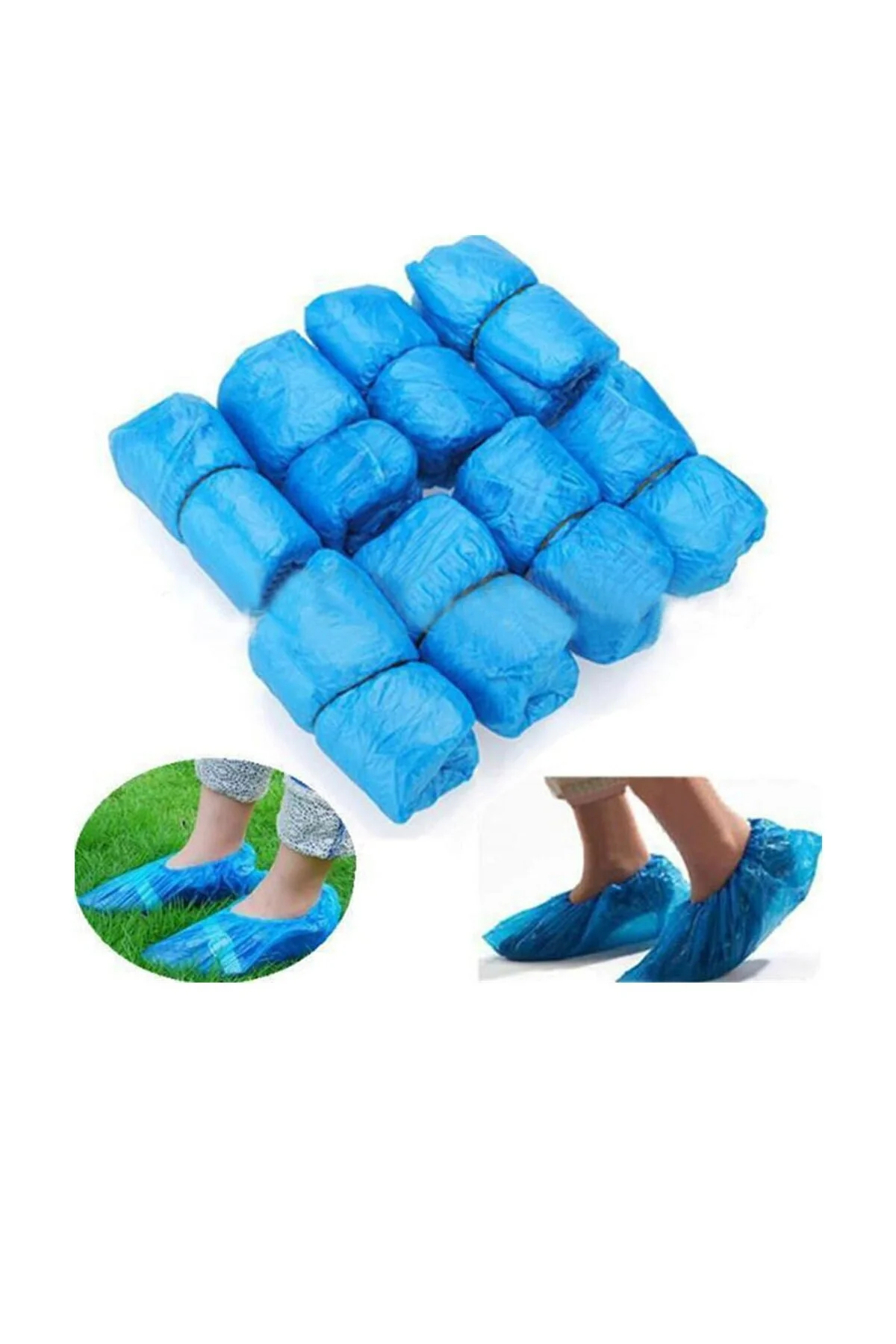 Overshoes 1000 Pcs Disposable Shoe Cover Non-Slip Rain Water Dustproof Carpet Home Office Hotel Work Place Hospital