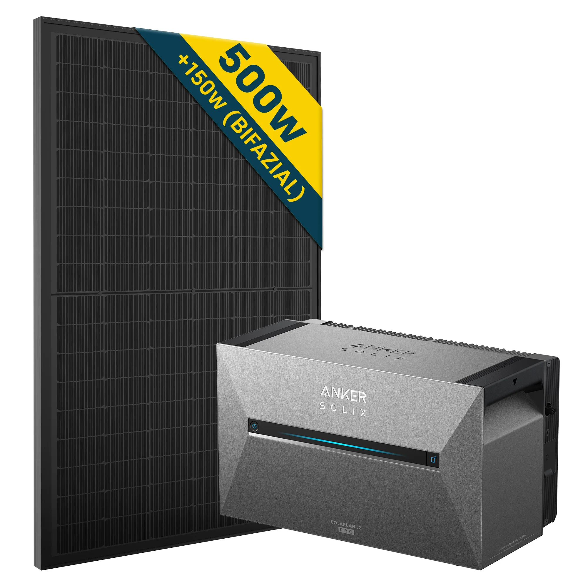Anker SOLIX E2700 3 Pro 2.7 kWh + solar panel 1x500W solar modules