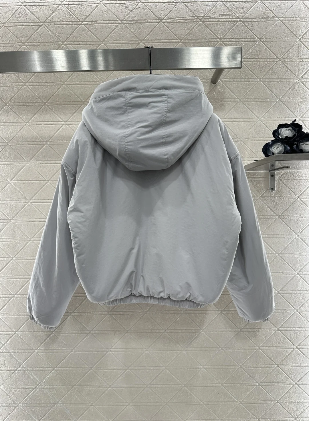 

2025 Autumn And Winter New Women'S Clothes Teddy Lambwool Windproof Nylon Material Warm Reversible Hooded Teddy Wool Coat