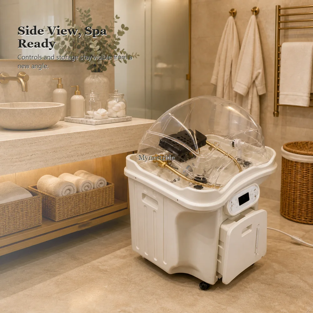 Modèle : NSEY331 |   Station de lavage capillaire à circulation d'eau - Déclenchez un désir irrésistible de réserver à nouveau grâce à des soins capillaires indulgents - Faites de la fidélisation plus gratifiante à chaque visite - Expédié depuis la France