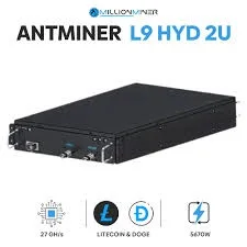 Оригинальный новый Bitmain Antminer L9 Hyd 2U 27GH/S 5670W LTC DOGE MINER Оригинальный новый Bitmain Antminer L9 Hyd 2U 27GH/S 5670W LTC DOGE MINER