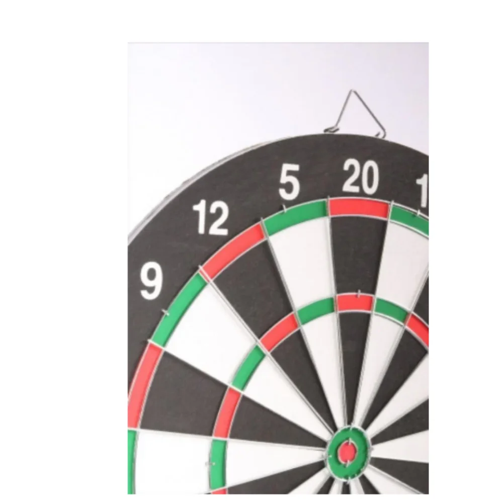 15/17 Inch Double Sided Delta Dart with 6 Arrows Practice Target Board Tip Steel 6 Gr Back and Front Different Game Wall Hanger Quality Surface Standard Child Development Beneficial Sport Activity