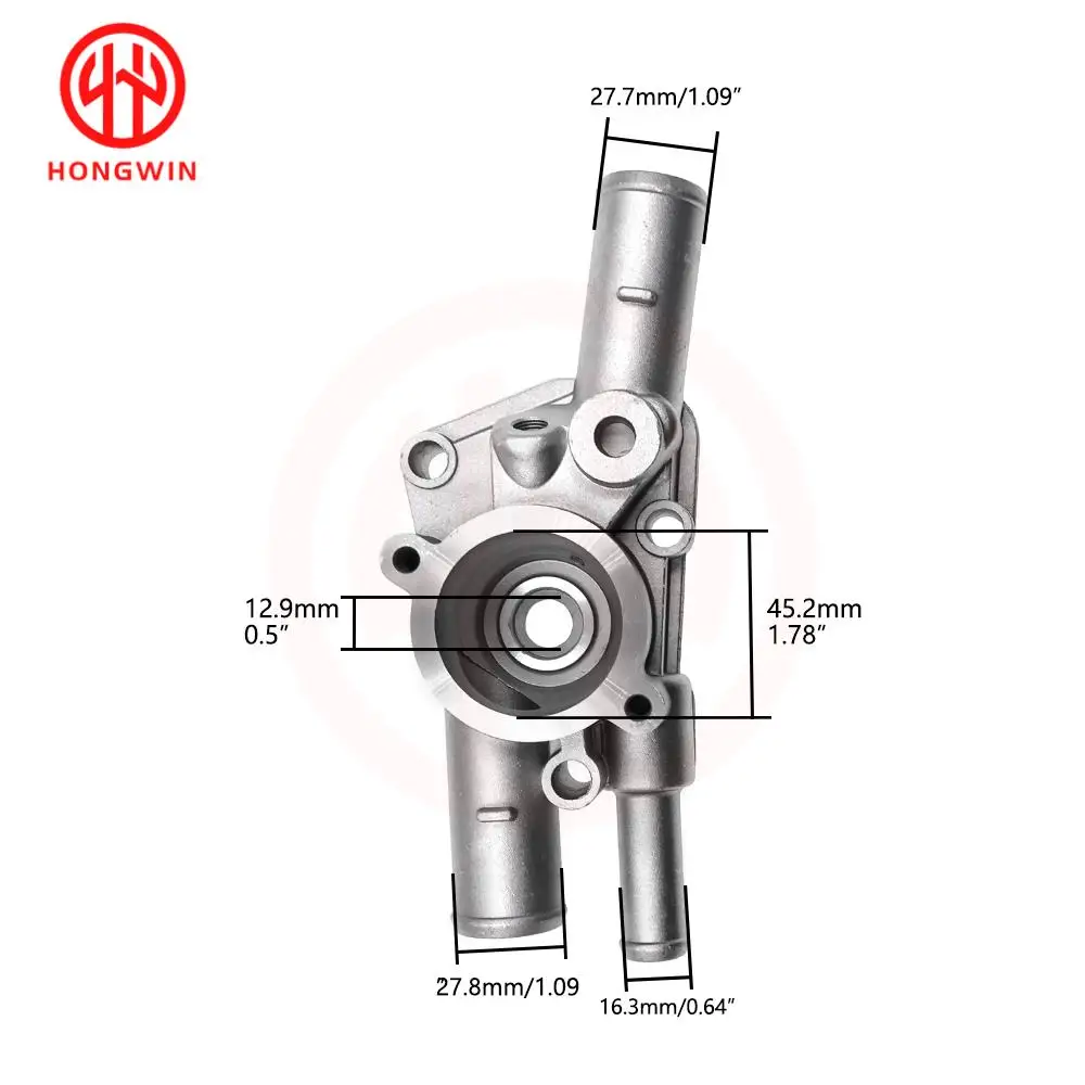 Hongwin New Engine Coolant Thermostat Water Outlet Housing OEM 16333-11160 1633311160 For Toyota Tercel 1.5L 1991 1992 1993 1994