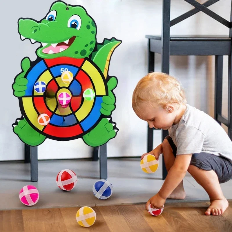 Gry edukacyjne Tablica do darta Zabawka dla dziecka Stickey Ball Dart Sporty halowe Dziecko Gry Montessori dla dzieci w wieku od 3 do 7 lat — zdjęcie 2