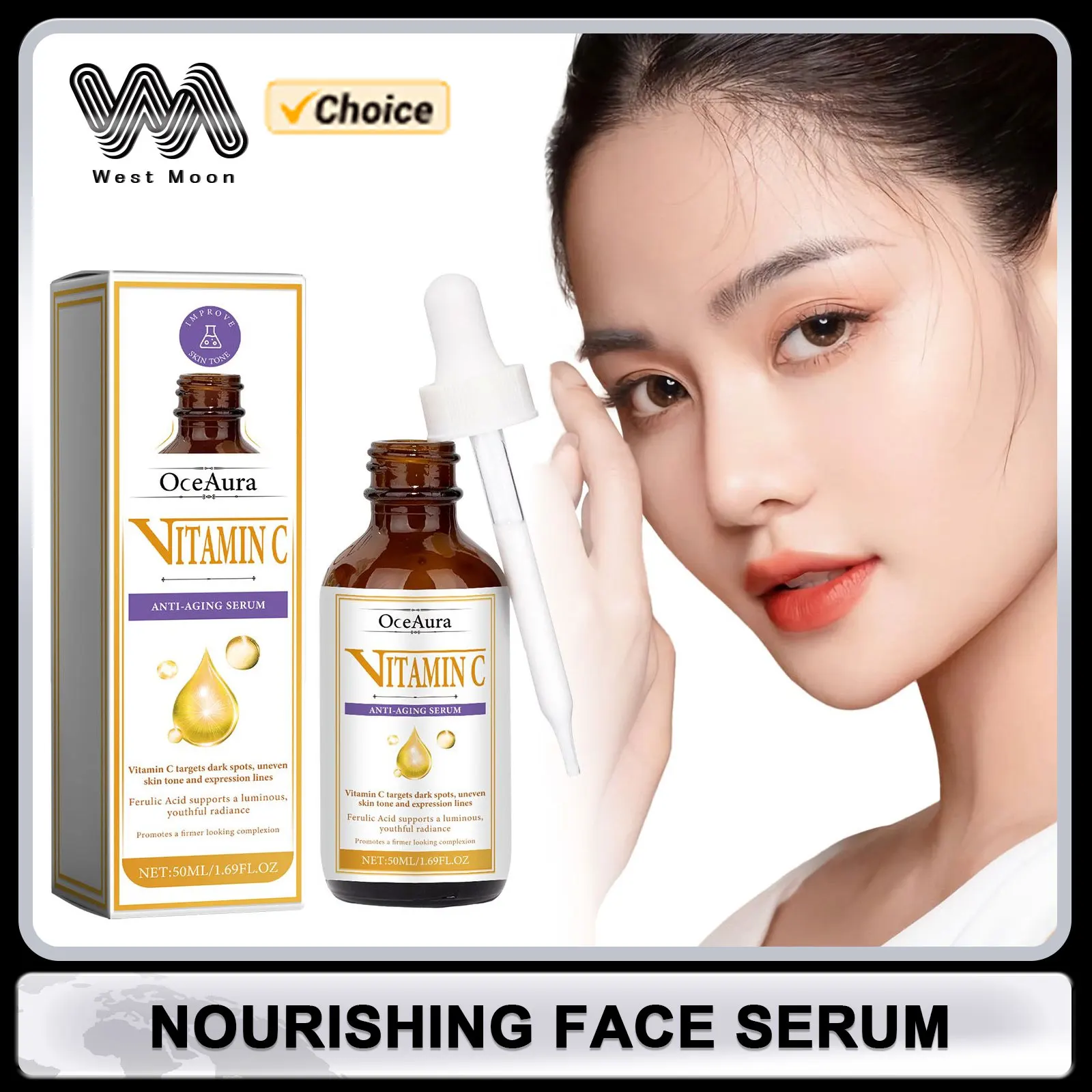 

Brightening Face Serum Eye Bag Remove Dark Circle Shrink Pores Oil Control Anti Dryness Firming Skin Moisturizing Facial Essence