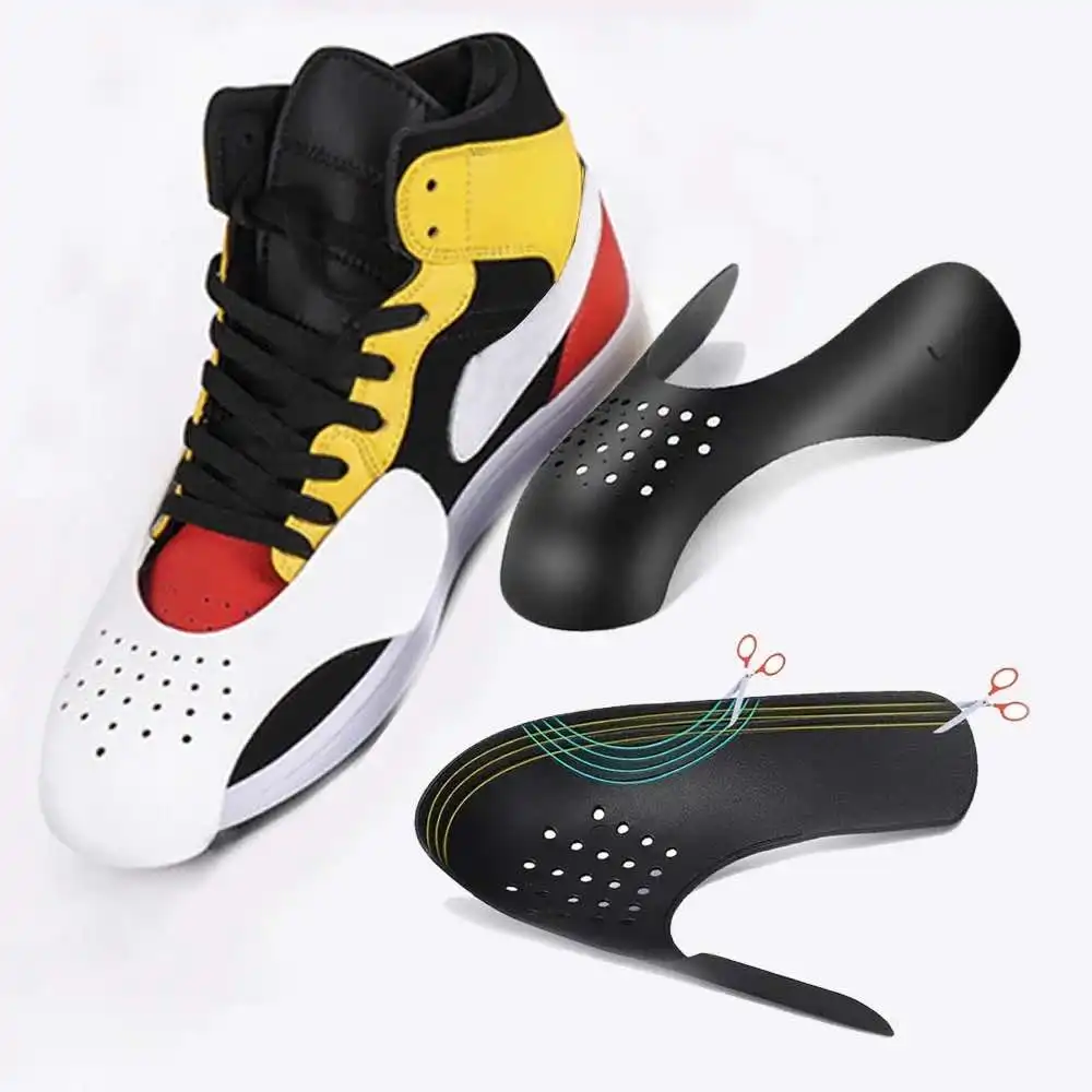 1 Pair Sneaker Shield Sneakers Anti Crease Wrinkled Fold Shoes Support Toe Cap Sport Ball Shoes Head Stretcher Head Shield