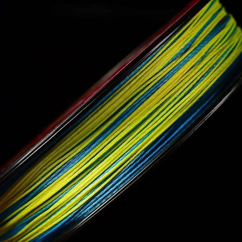 خط صيد مجدول من البولي ايثيلين بطول 100 متر، خط رئيسي مقاوم للتآكل