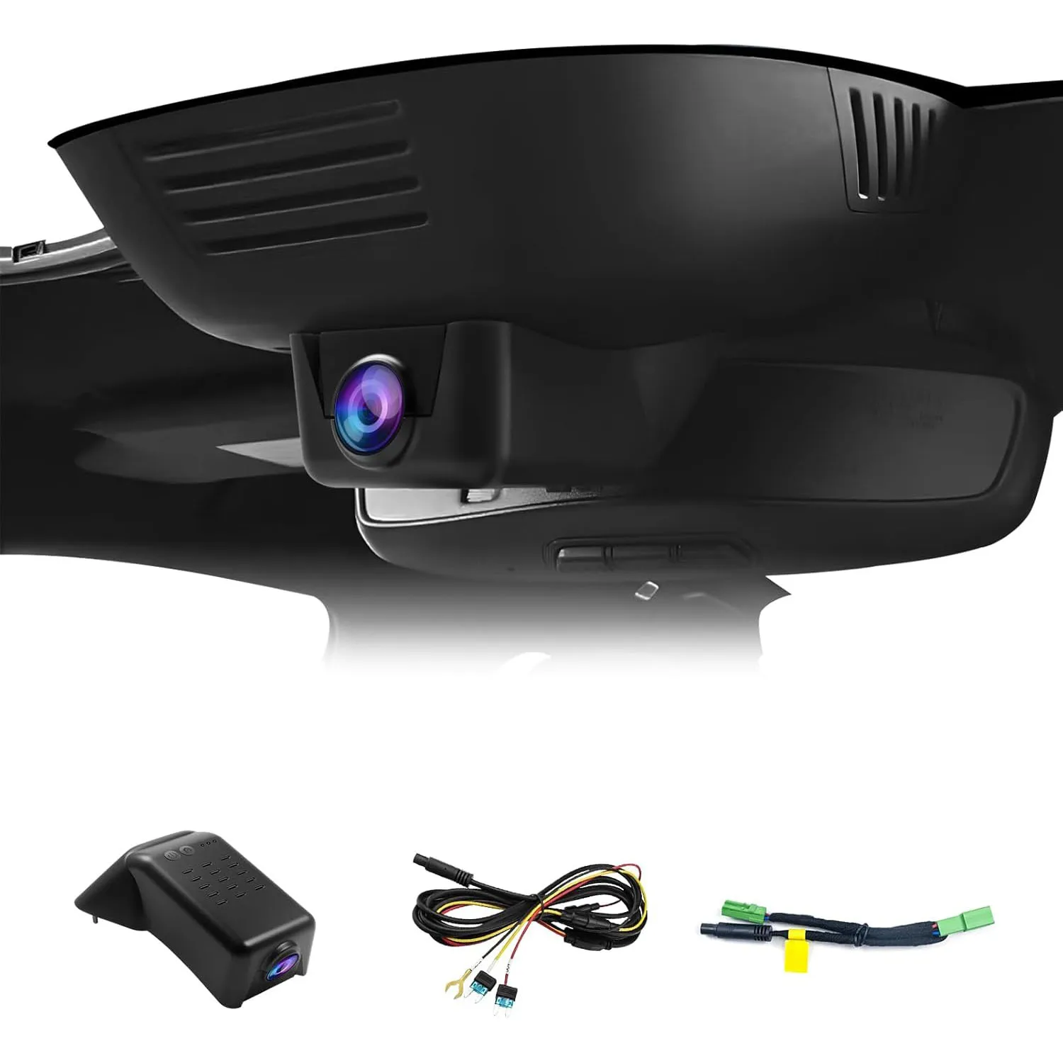 

Видеорегистратор 4K для Volvo Polestar 2 2021-2025, OEM-стиль, видео UHD 2160P, Wi-Fi и приложение, циклическая запись