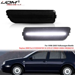 2PCS Car LED Front Bumper Side Marker Lights Indicators Left &Right Turn Signal Lamps For VW Jetta GOLF MK4 1999-2005
