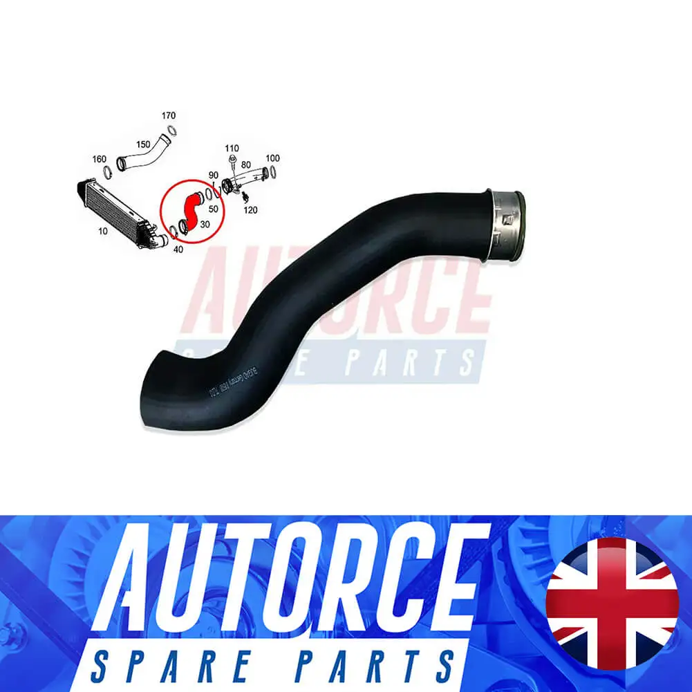 Intercooler Charger Intake Turbo Hose Pipe For Mercedes C 200 CDI, C 220 CDI (2011 - Onwards) 2045280982 - AUTORCE