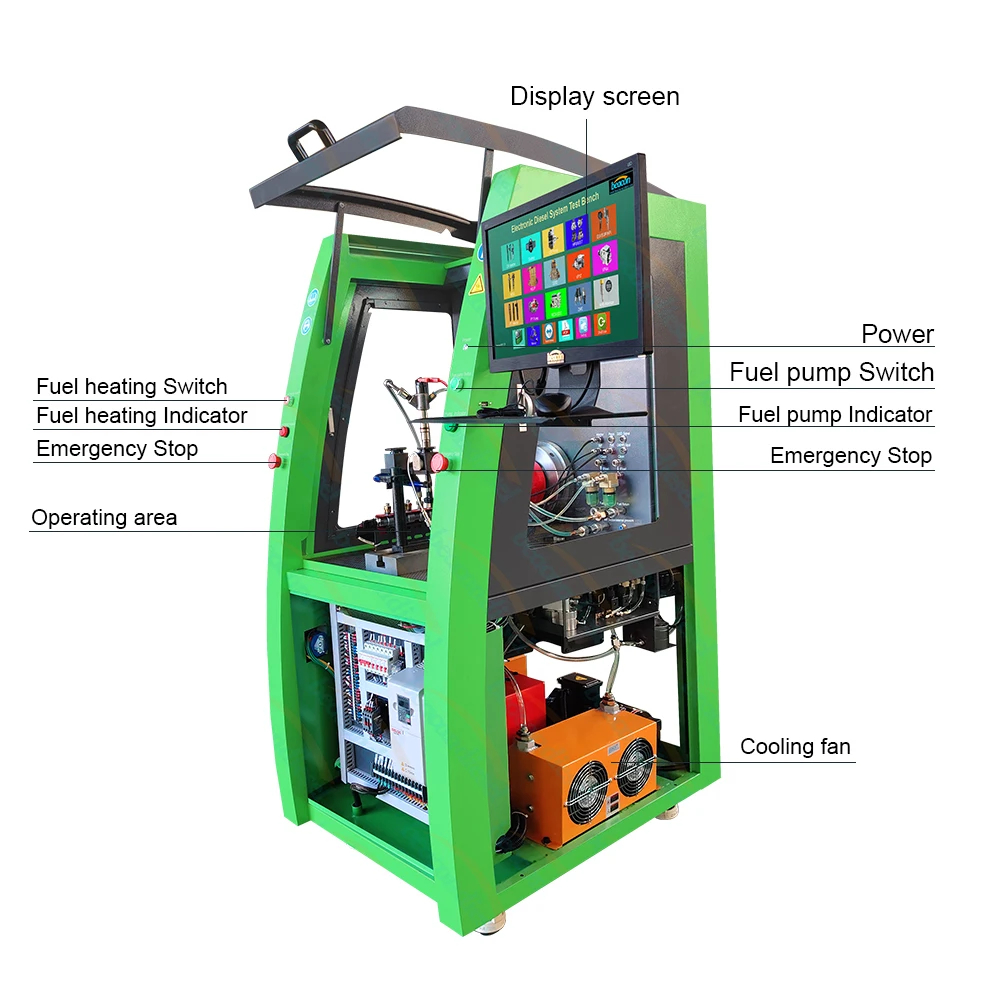 CR1026 Common Rail Injector and Pump Test Bench Diesel Fuel Injection Calibration Tester