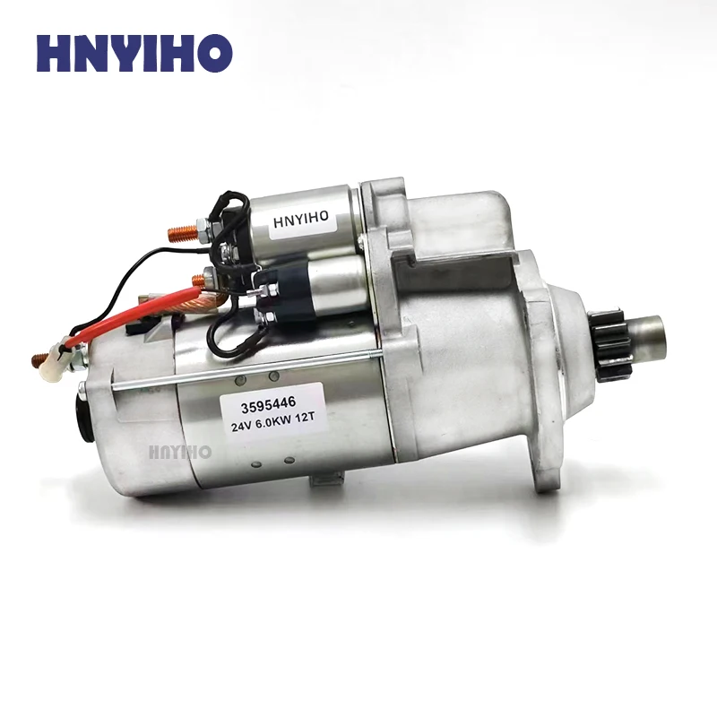 24V 6.0KW 12T Marine Starter Motor 3595446 3827444 874385 874468 0001330007 0001330017 0001330018 for VOLVO PENTA TAD1240GE