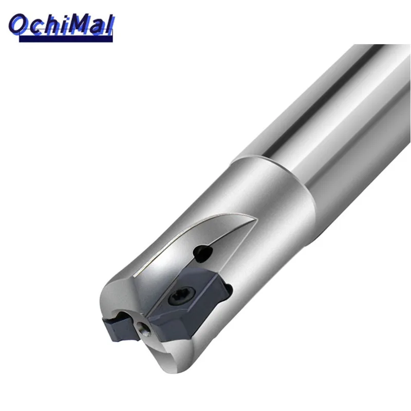 

CNC EXN03R inner cooling milling cutter bar LNMU0303 double-sided blade open rough fast feed milling cutter bar D25-D40