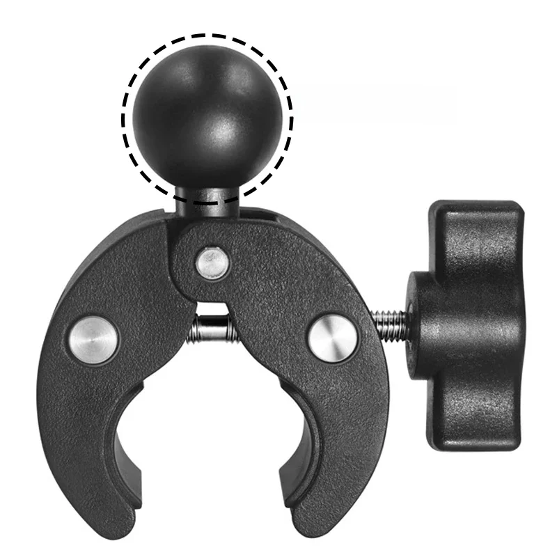 AliExpress SZKOSTON 1 inch Ball Handlebar Clamp Mount Base for Double Socket Arm Bike Motorcycle Phone Holder Compatible Ram mounts