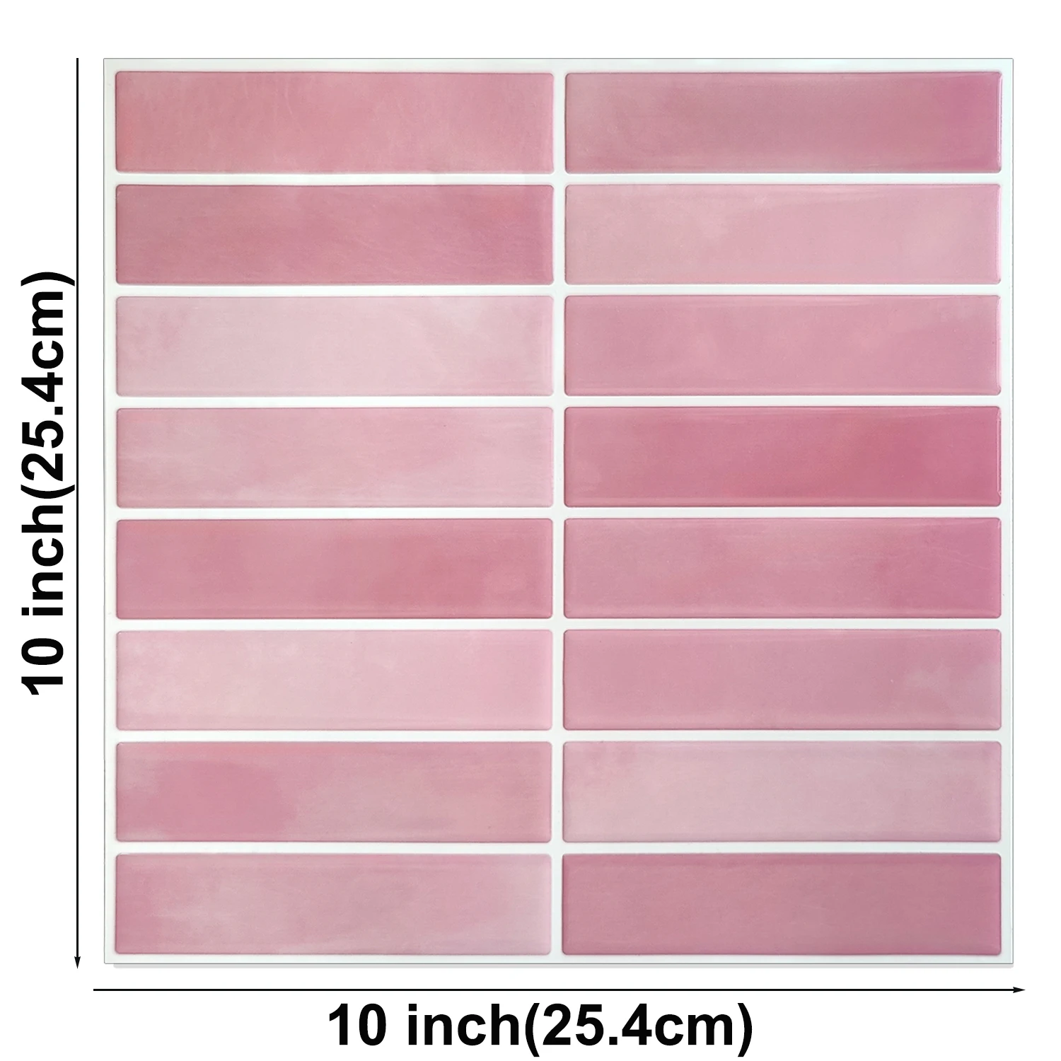 10 vellen Peel and Stick Tiles 3D waterdichte wandtegels voor woonkamer RV PVC wandpanelen interieur wanddecoratie - afbeelding 1