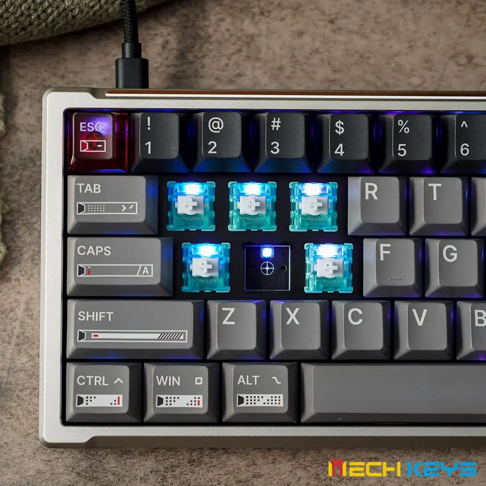 LUMINKEY Magger 68 HE Magnetic Switch Aluminum Alloy Mechanical Keyboard RGB Lightning-Fast PBT Game adjustment-tailor Keyboard