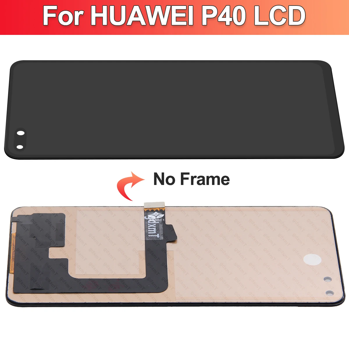 For Huawei P40 LCD Display Touch Screen Digitizer Assembly Replacement For Huawei P40 ANA-AN00, ANA-NX9, ANA-LX4 Display