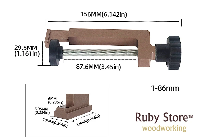 2PCS Clamps for Router Template Guide