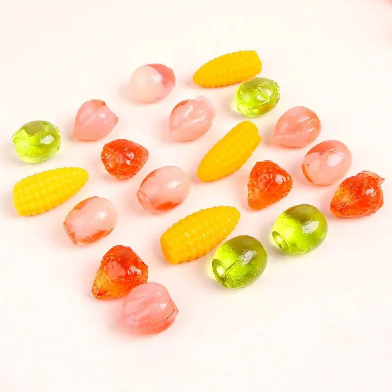 جيلي الفاكهة مزيج 5 نكهات ، 5 نكهات ، تشابك ، حلو ، طازج منخفض تفاح وورق خوخي وبرتقال تفاح وبرتقال تفاح