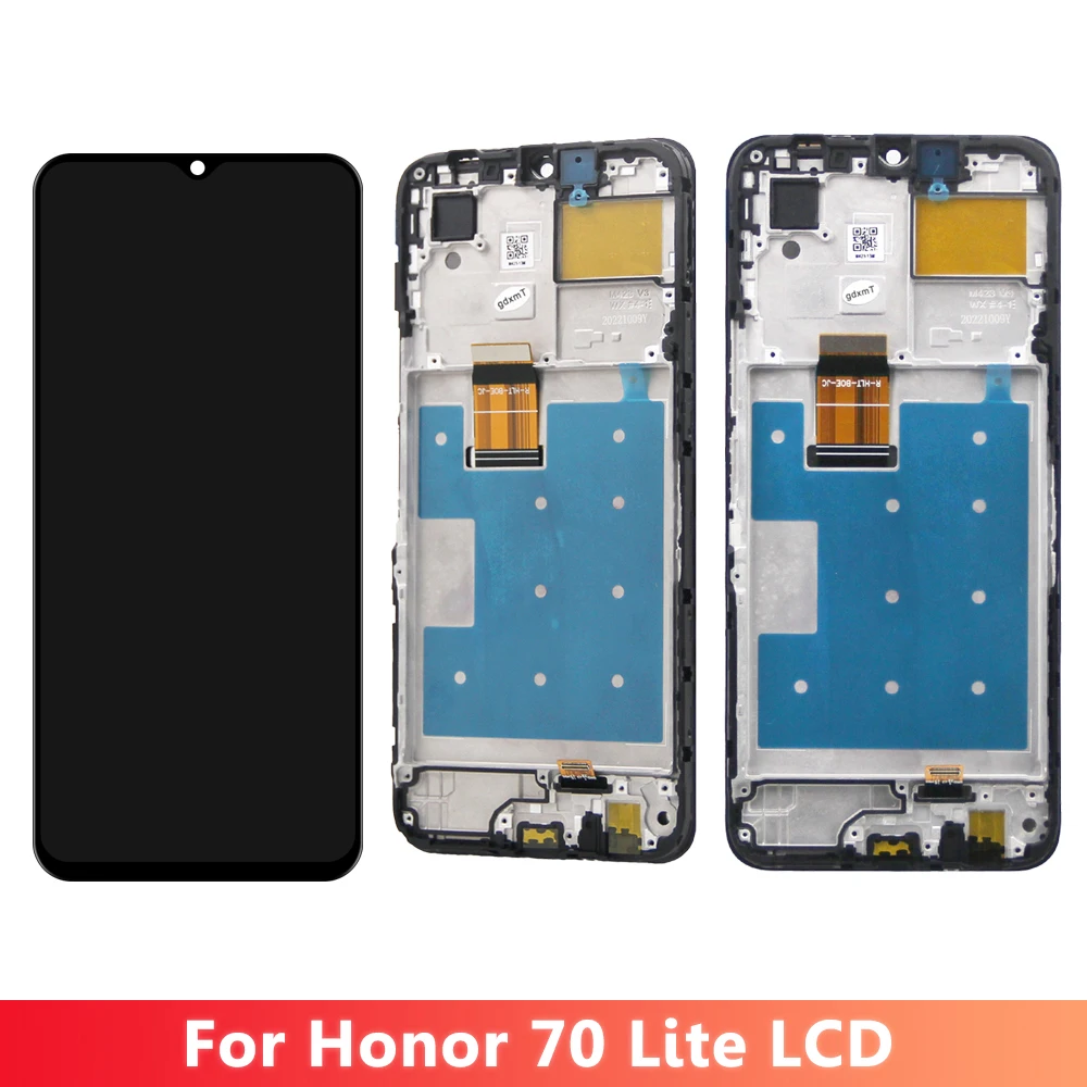 For Huawei Honor 70 Lite LCD RBN-NX1 Display Touch Screen Digitizer Assembly For Honor70Lite Display Replacement with Frame