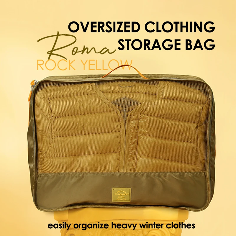 Large Travel Clothes Storage Bag - Travel Essential for Jackets and Down Coats, Perfect for Business Trips and Organization