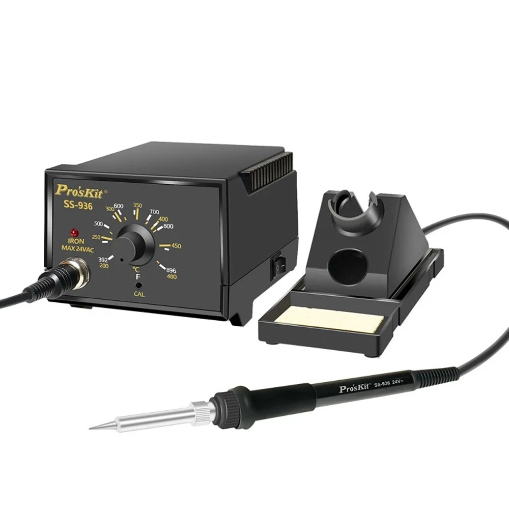 Pro'sKit SS-936H 60 واط الاستاتيكيه قابل للتعديل التحكم في درجة الحرارة لحام محطة الإلكترونية لحام لحام أداة