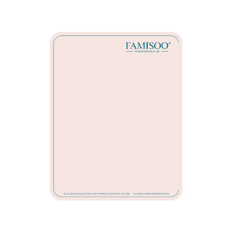 

FAMISOO Blank Silicone Practice Skin Permanent Makeup Training Latex Sheet Double Sided Printing Skin Blank Fake Tattoo Skin Syn