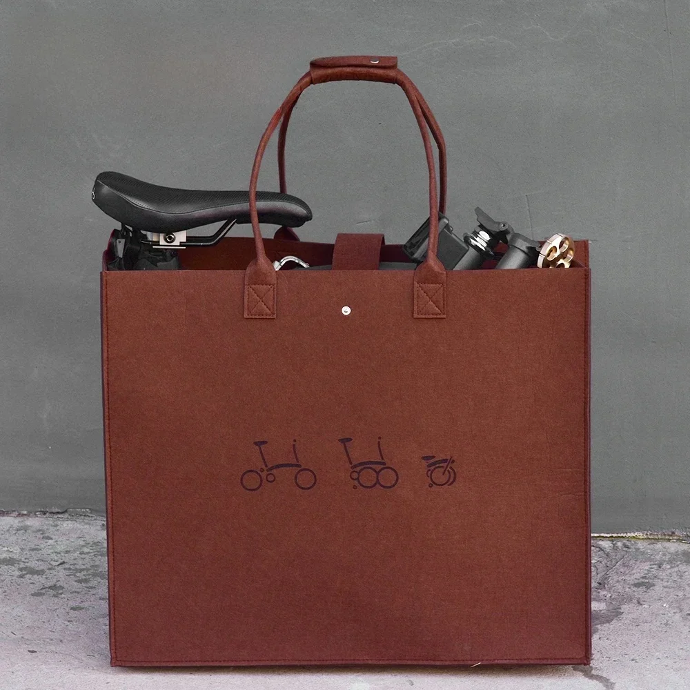 AliExpress 1 PCS Lightweight fasionable Foldable Bike Storage Bag For Brompton 14-16 Inch For Dahon Tote bag Bicycle Carry Bag