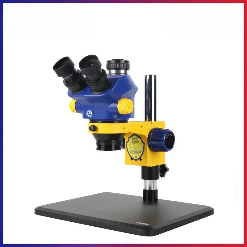 Mechanik D75T-B11 Lab Trinocular mikroskop Stereo HD element elektroniczny powiększony 0.7-5.0X ciągły Zoom zakres obserwacji — zdjęcie 2
