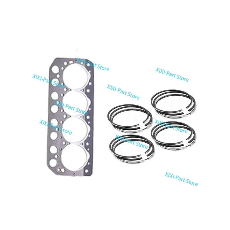 

S3L S4L Piston Ring 78*2.5HK+2+4mm For Mitsubishi S3L2 S4L2 K4F STD 31A17-00010 MM43392 Overhaul Rebuild Kit Engine Parts