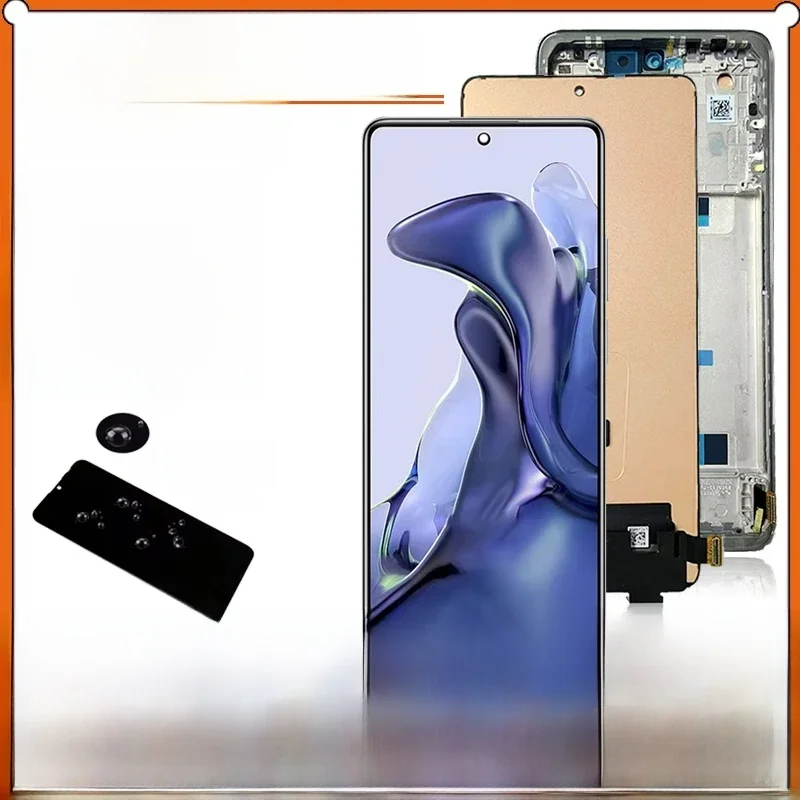 6,67-calowy ekran AMOLED do Xiaomi Mi 11T 21081111RG, wyświetlacz LCD, panel dotykowy, digitizer do Xiaomi 11T Pro 2107113SG. — zdjęcie produktu 7