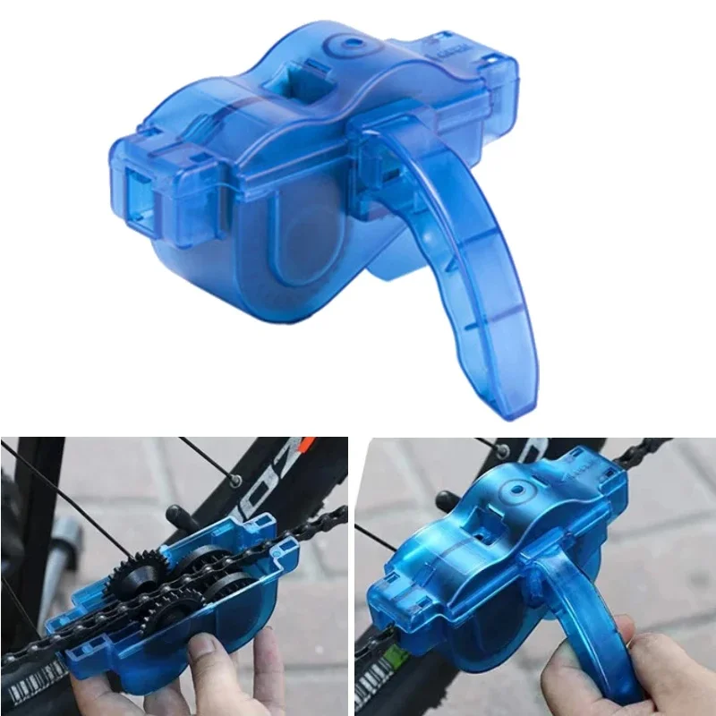 AliExpress Bicycle Chain Cleaning Brush Bike Chain Washer and Scrubbing Tool Outdoor Mountain Road Cycling Chain Maintenance Cleaning Tool