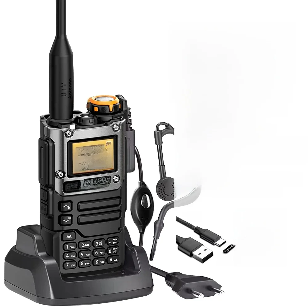 Quansheng UV-K5 Walkie Talkie 5W Air Band Radio Tyep C Charge UHF VHF DTMF FM Scrambler NOAA Draadloze Frequentie Tweeweg CB Radio - afbeelding 2