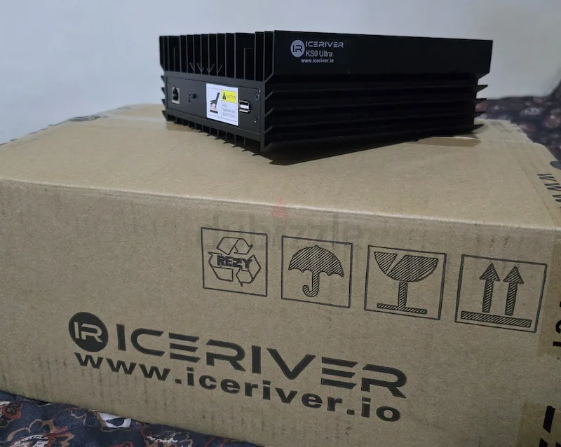 USA ICERIVER KS0 울트라 400GH KAS 광부 + PSU, 지금 구매 3 GET 2 무료 배송