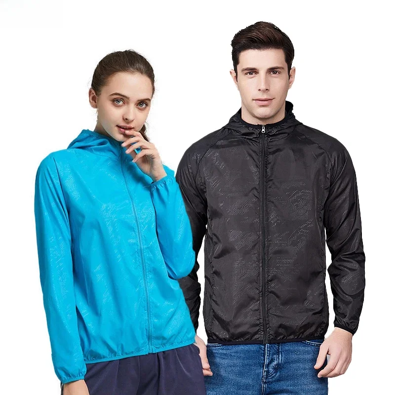 JNLN mężczyźni kobiety kurtka turystyczna Unisex wodoodporna szybkie pranie Camping wiatrówka Trekking na świeżym powietrzu deszcz płaszcz anty UV ubrania wędkarskie — zdjęcie 2
