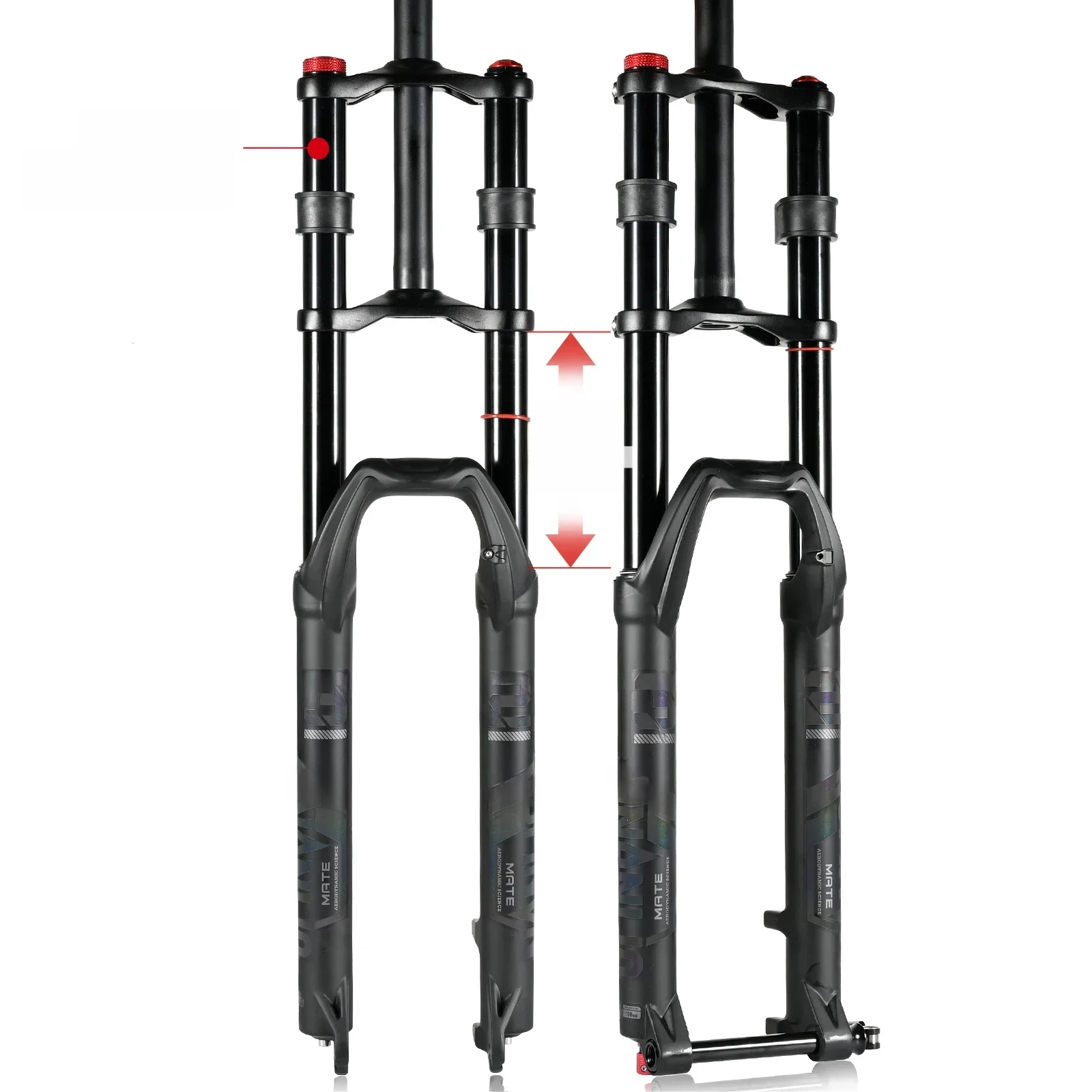 AliExpress UK NANLIO MTB Forks Double Shoulder Air Suspension Damping 26/27.5/29" Shoulder Lock Aluminum Φ32mm