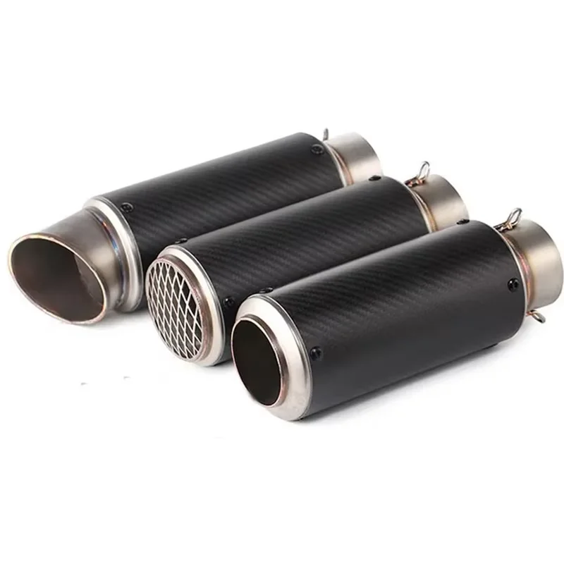 

51Mm/60Mm Motorcycle Exhaust Pipe Motorcycle Exhaust Pipe Muffler Carbon Fiber Gp-Project Exhaust Pipe Suitable for Off-Road Mot