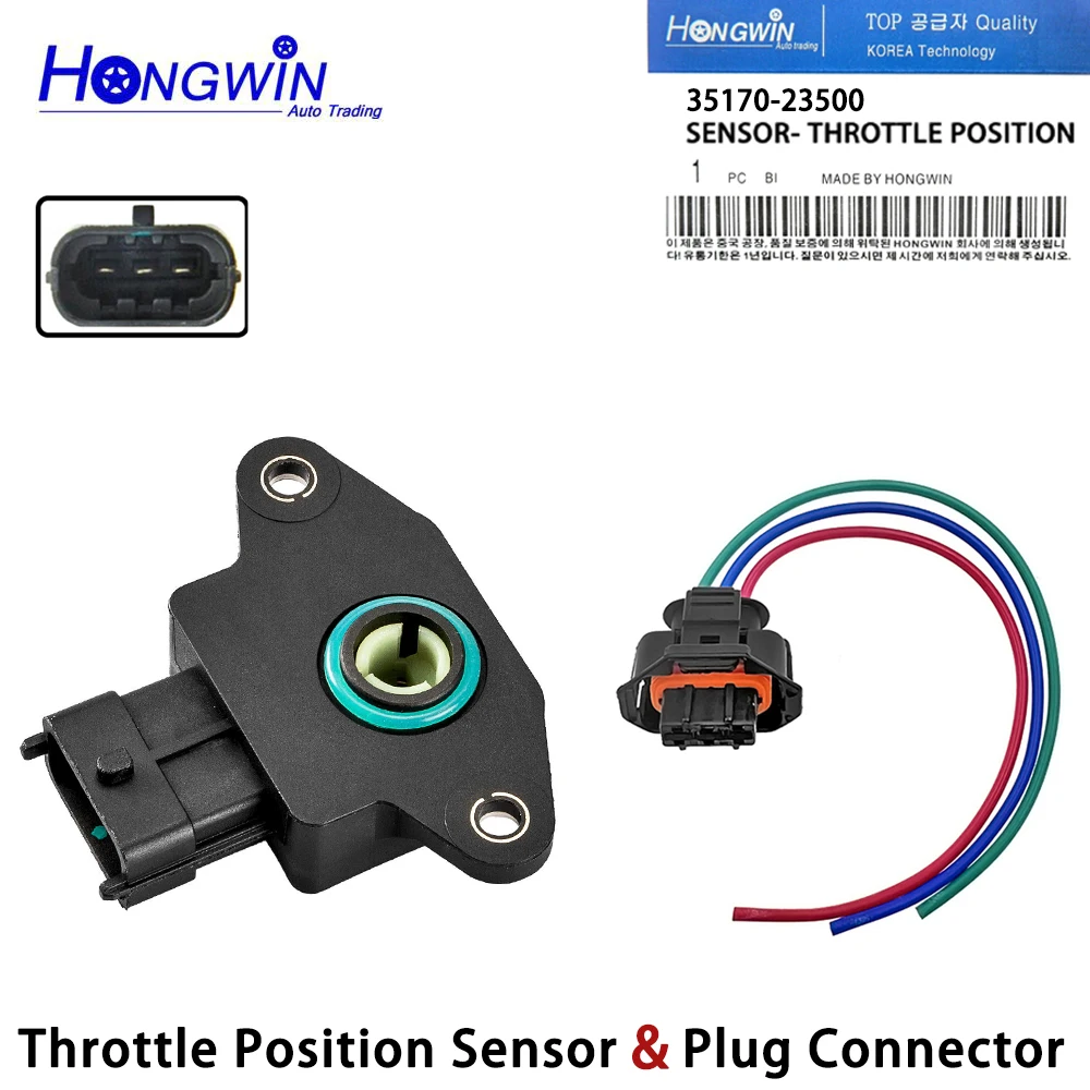 35170-23500 Throttle Position Sensor TPS or Plug For Hyundai Elantra Tiburon Tucson Accent Kia Sportage 3517023500 22620-1F700