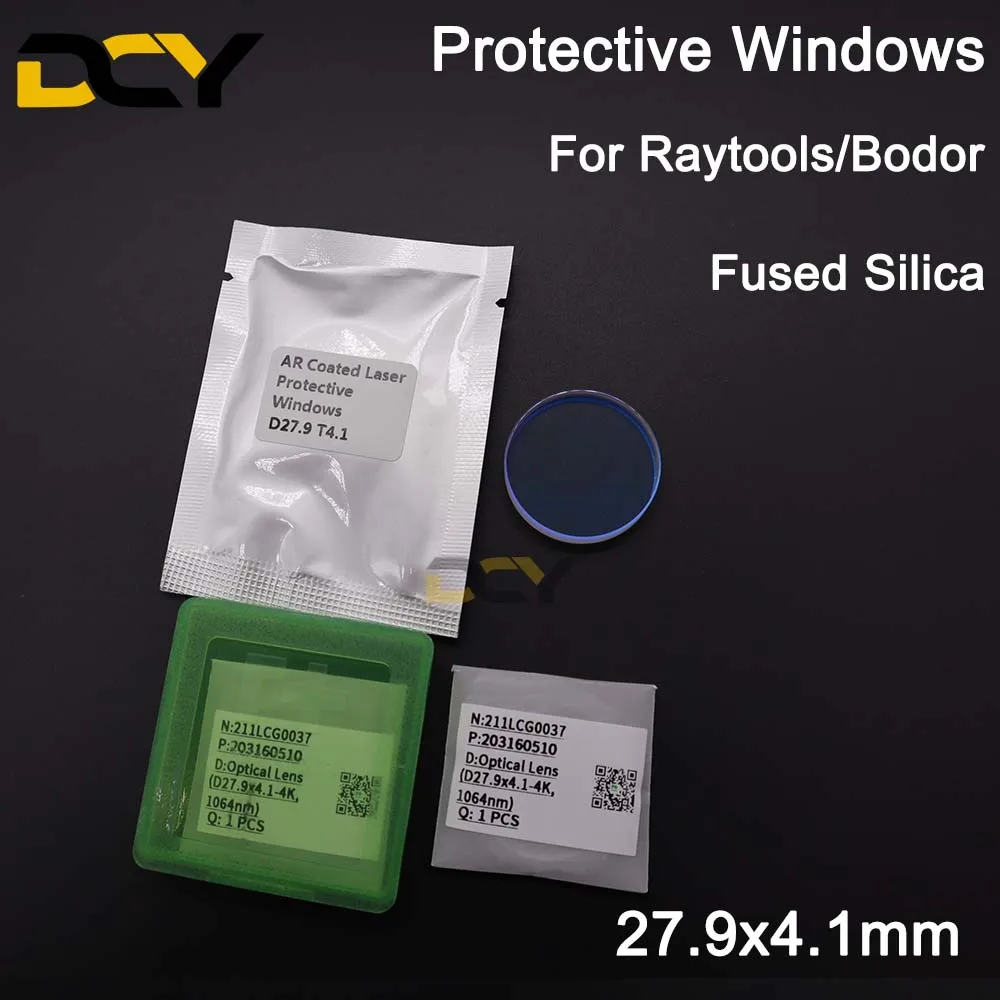 Raytools Optical Lens Protective Windows 211LCG0037 27.9*4.1mm1064nm For Raytools BM109 BM110 BM111 BT210 BT240 Fiber Laser Head