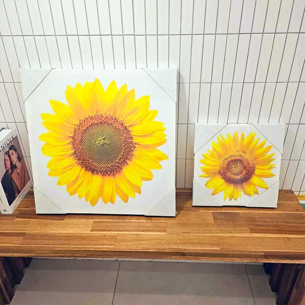 2 Kinds of canvas sun-painted framed house opening gift new year Interior