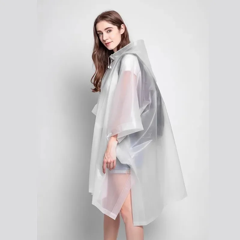 AliExpress Lemonkid Big Rain Poncho 110*130CM EVA Unisex Raincoat Thickened Raincoat Women Waterproof Men Camping Bicycle Waterproof Rainwear